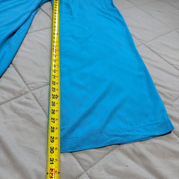 Victoriouslogan The Drop  Women's Wide Leg Pull On Pant Blue Large - Picture 16 of 16